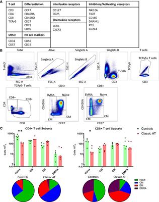 Normal Numbers of Stem Cell Memory T Cells Despite Strongly Reduced Naive T Cells Support Intact Memory T Cell Compartment in Ataxia Telangiectasia